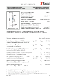 Datasheet BZW06-136 manufacturer Diotec