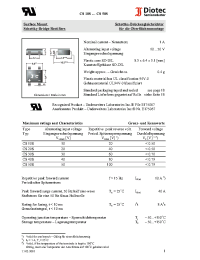 Datasheet CS50S manufacturer Diotec