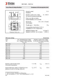 Datasheet DB35-10 manufacturer Diotec