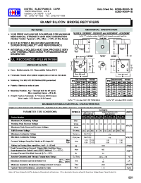 Datasheet DB5006P/W manufacturer Diotec