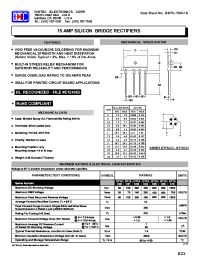 Datasheet DT15C04 manufacturer Diotec