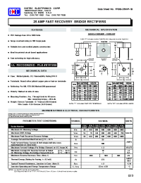 Datasheet FDB2504P/T manufacturer Diotec