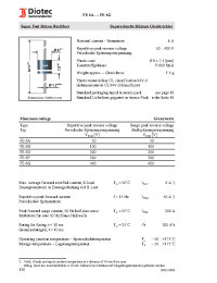 Datasheet FE6F manufacturer Diotec