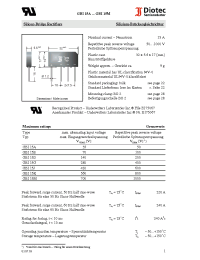 Datasheet GBI15G manufacturer Diotec