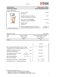 Datasheet LS4148 производства Diotec