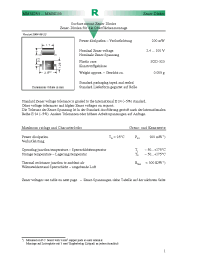 Datasheet MM3Z56 производства Diotec