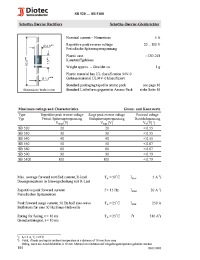 Datasheet SB560 manufacturer Diotec