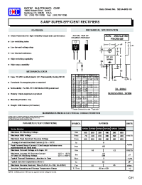 Datasheet SF1401 производства Diotec