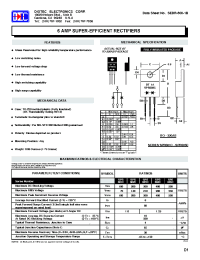 Datasheet SPR601C manufacturer Diotec