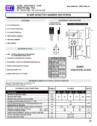 Datasheet SR1605 manufacturer Diotec