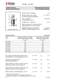 Datasheet SUF4003 производства Diotec