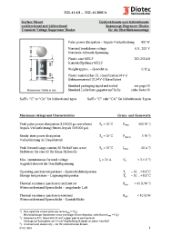 Datasheet TGL41-100 manufacturer Diotec