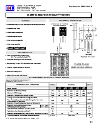 Datasheet UFR3002C manufacturer Diotec