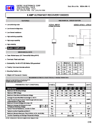 Datasheet UFR603 manufacturer Diotec