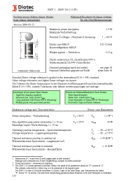 Datasheet ZMY33 manufacturer Diotec