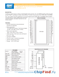 Datasheet DPSD64MX16XY5 manufacturer DPAC