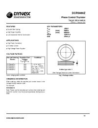 Datasheet DCR5980Z18 производства Dynex