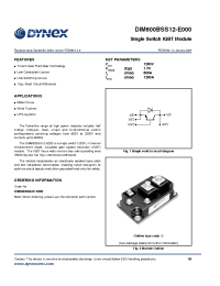 Datasheet DIM600BSS12-E000 manufacturer Dynex