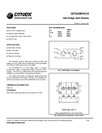 Datasheet GP200MHS18 manufacturer Dynex