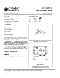 Datasheet GP400LSS12 manufacturer Dynex