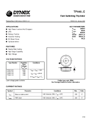 Datasheet TF44014C manufacturer Dynex