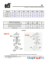 Datasheet 1W1 manufacturer Electronic Devices