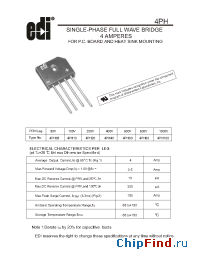 Datasheet 4PH20 manufacturer Electronic Devices