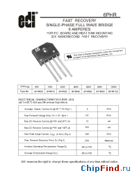Datasheet 6PHR40 manufacturer Electronic Devices