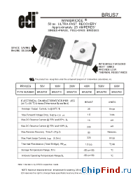 Datasheet BRUS740 manufacturer Electronic Devices