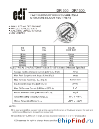 Datasheet DR1200 manufacturer Electronic Devices