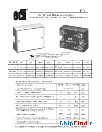 Datasheet PO100-01PO100-02 manufacturer Electronic Devices