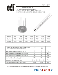 Datasheet PY100F manufacturer Electronic Devices