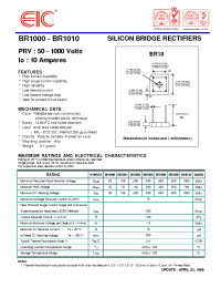 Datasheet BR1004 manufacturer EIC