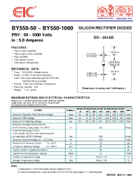 Datasheet BY550-400 manufacturer EIC