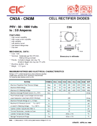 Datasheet CN3A manufacturer EIC