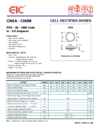 Datasheet CN5D manufacturer EIC