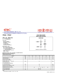 Datasheet FR501 manufacturer EIC