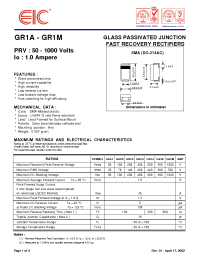 Datasheet GR1B manufacturer EIC