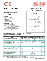 Datasheet HVR114 manufacturer EIC