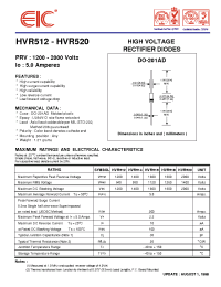 Datasheet HVR512 manufacturer EIC