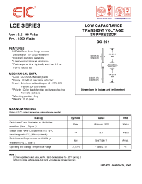 Datasheet LCE15A manufacturer EIC