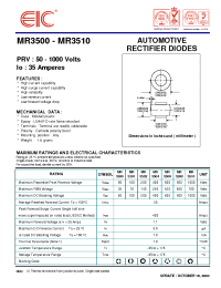 Datasheet MR3500 manufacturer EIC