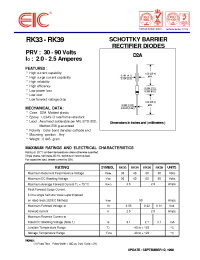 Datasheet RK34 manufacturer EIC