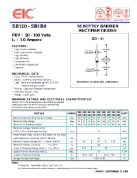 Datasheet SB120 manufacturer EIC