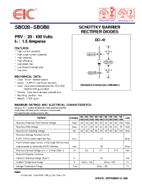 Datasheet SBO50 manufacturer EIC