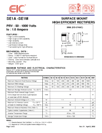 Datasheet SE1A manufacturer EIC