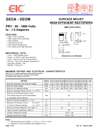 Datasheet SEOB manufacturer EIC