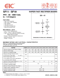 Datasheet SF11 manufacturer EIC