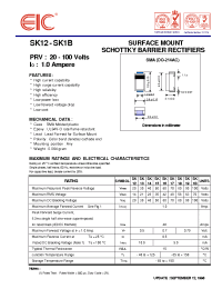 Datasheet SK18 manufacturer EIC