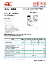 Datasheet SN1B manufacturer EIC